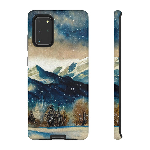 Snowy Colorado Rocky Mountains - Impact Resistant Phone Case Samsung Galaxy S20+ Matte